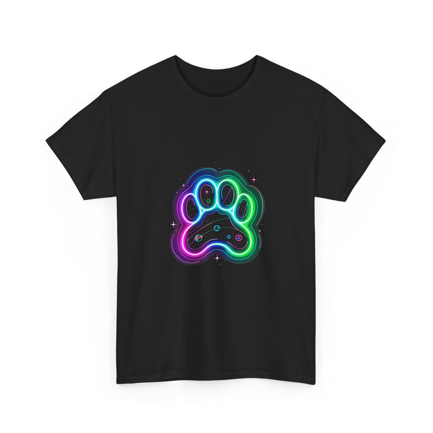 Space Paw Print T‑Shirt