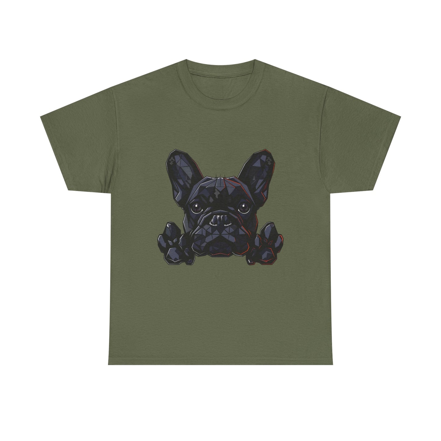 French Bulldog Pixel Paw T‑Shirt