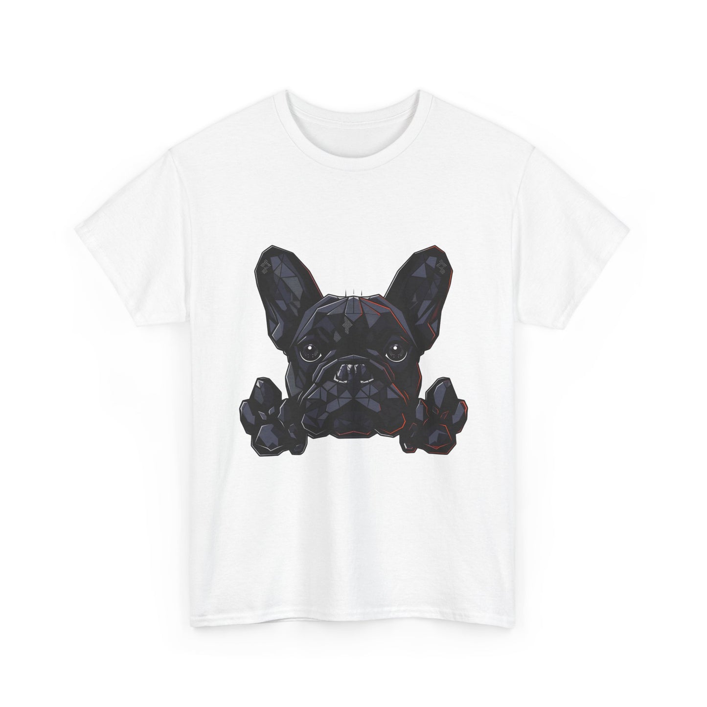French Bulldog Pixel Paw T‑Shirt