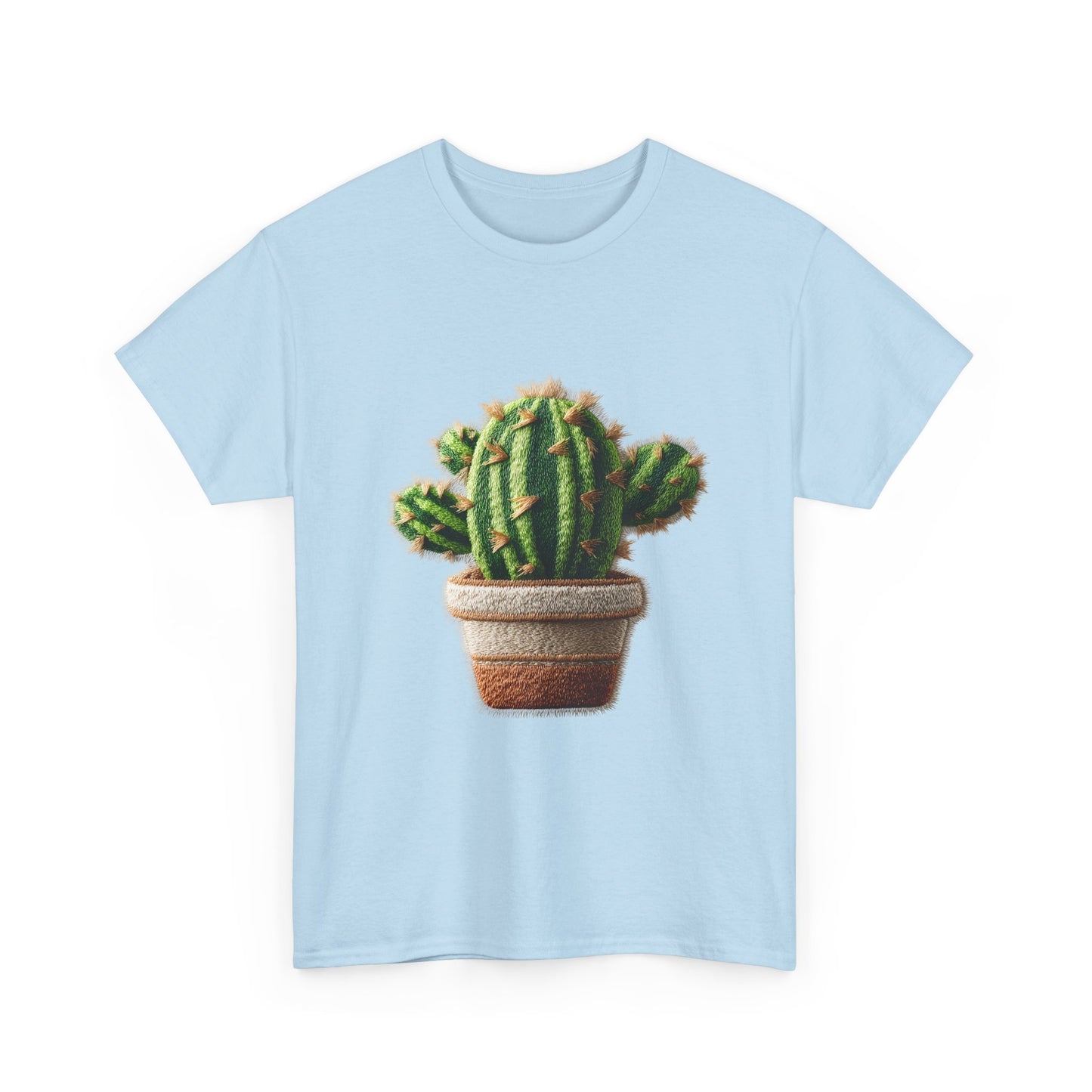 Raised Stitch Sun-Loving Succulent Graphic T-shirt