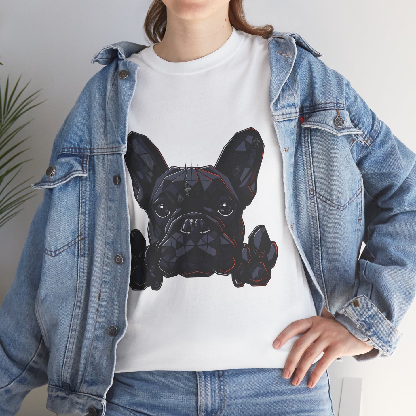 French Bulldog Pixel Paw T‑Shirt