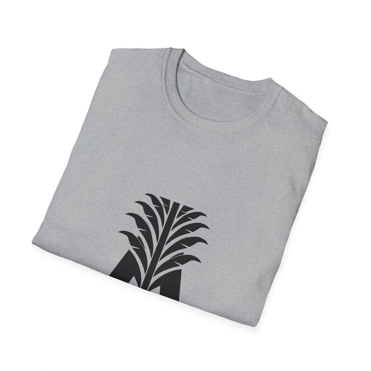 Iowa IA - Bold Geometric State Logo with Subtle Corn Accent