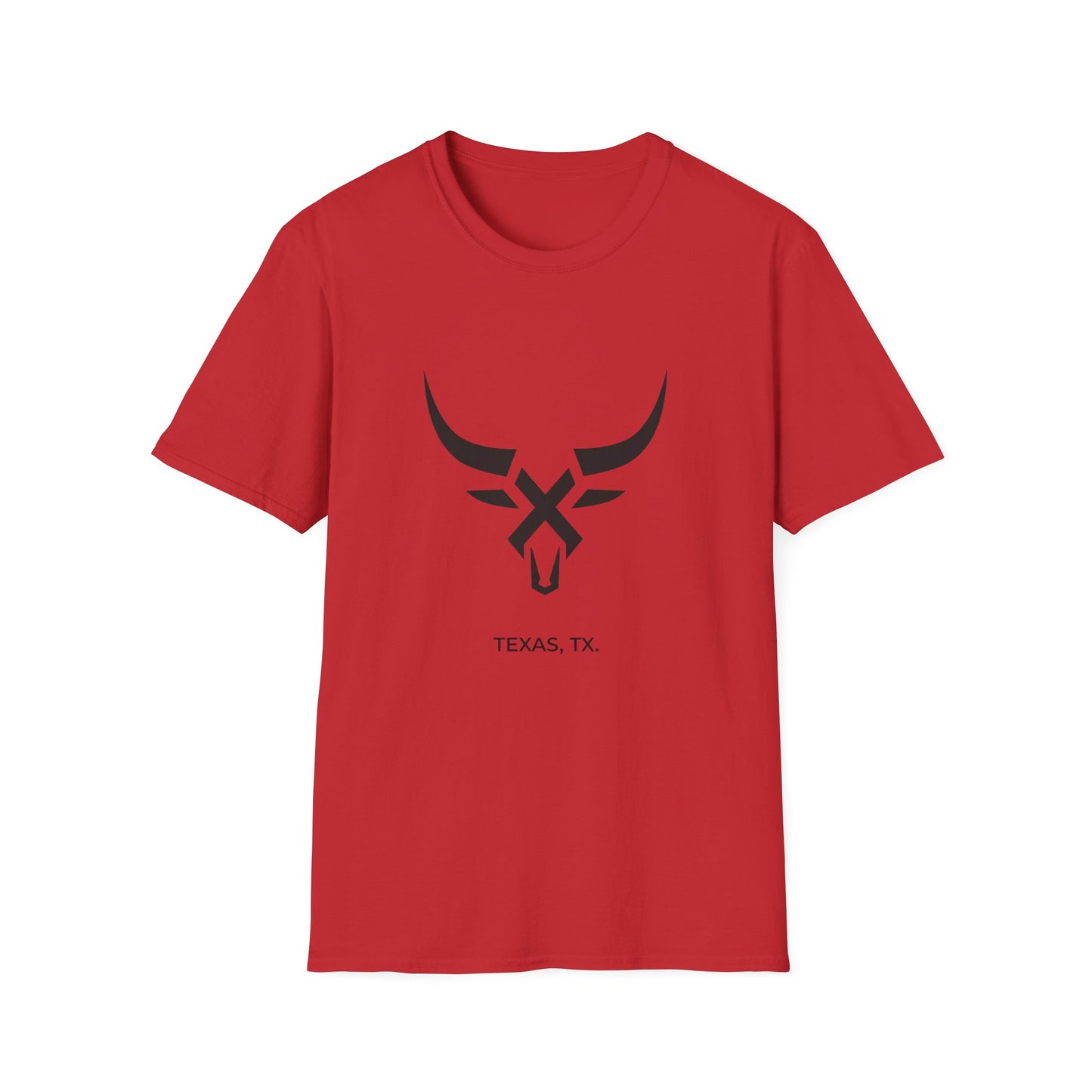 Texas TX - Line Art longhorn T-Shirt