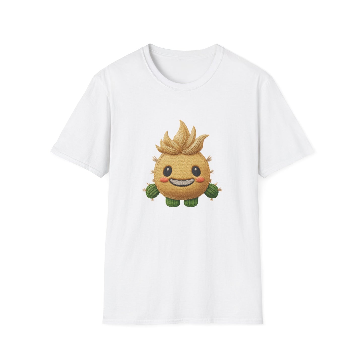 Cactus Embroidery Patch T-shirt