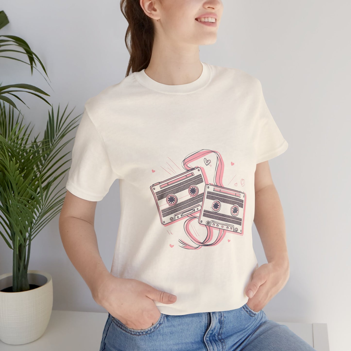 Retro Cassette Music Tape T-Shirt