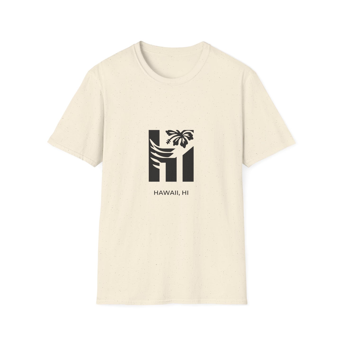 Hawaii HI - Bold Wave & Volcano T-Shirt