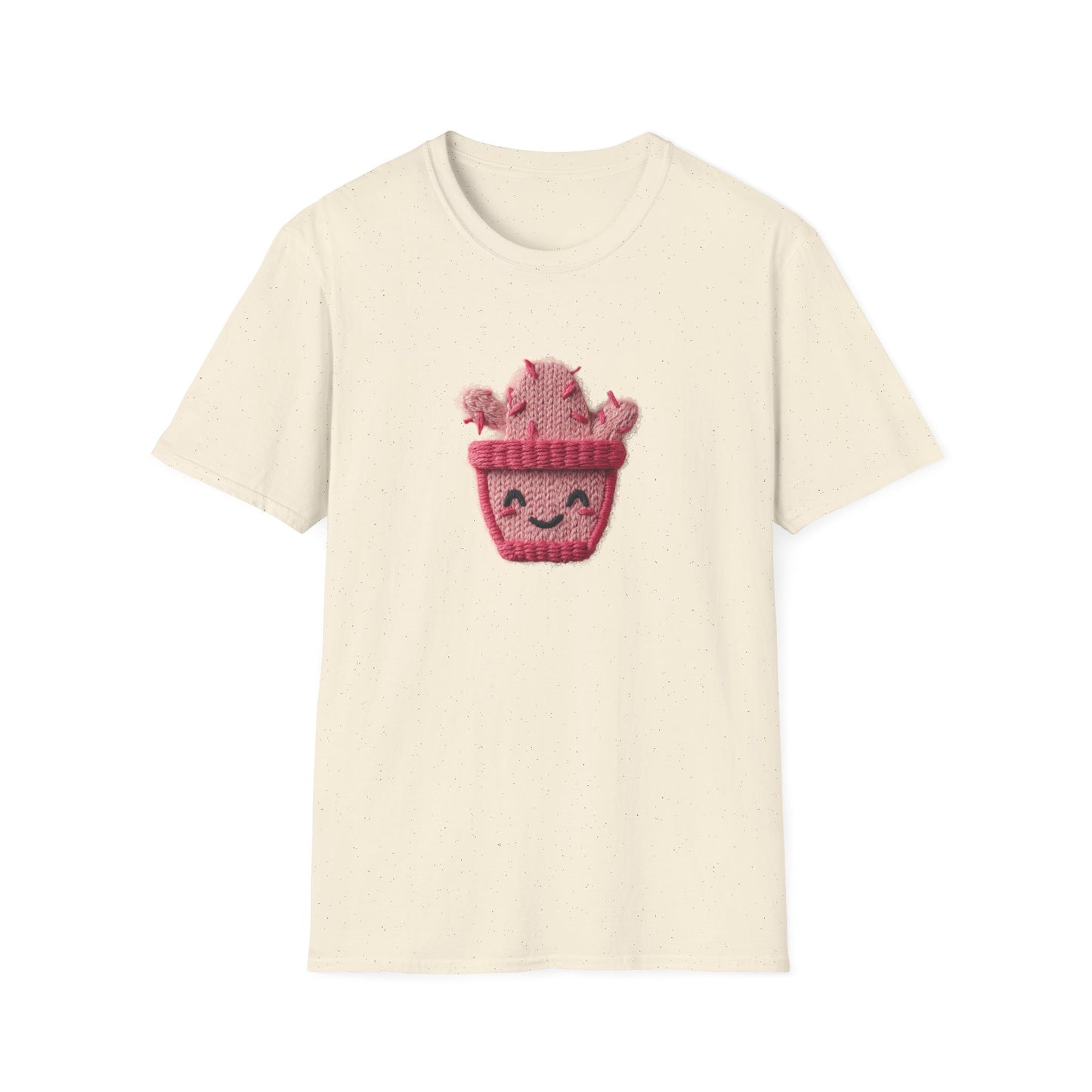Cactus Embroidery Patch T-Shirt