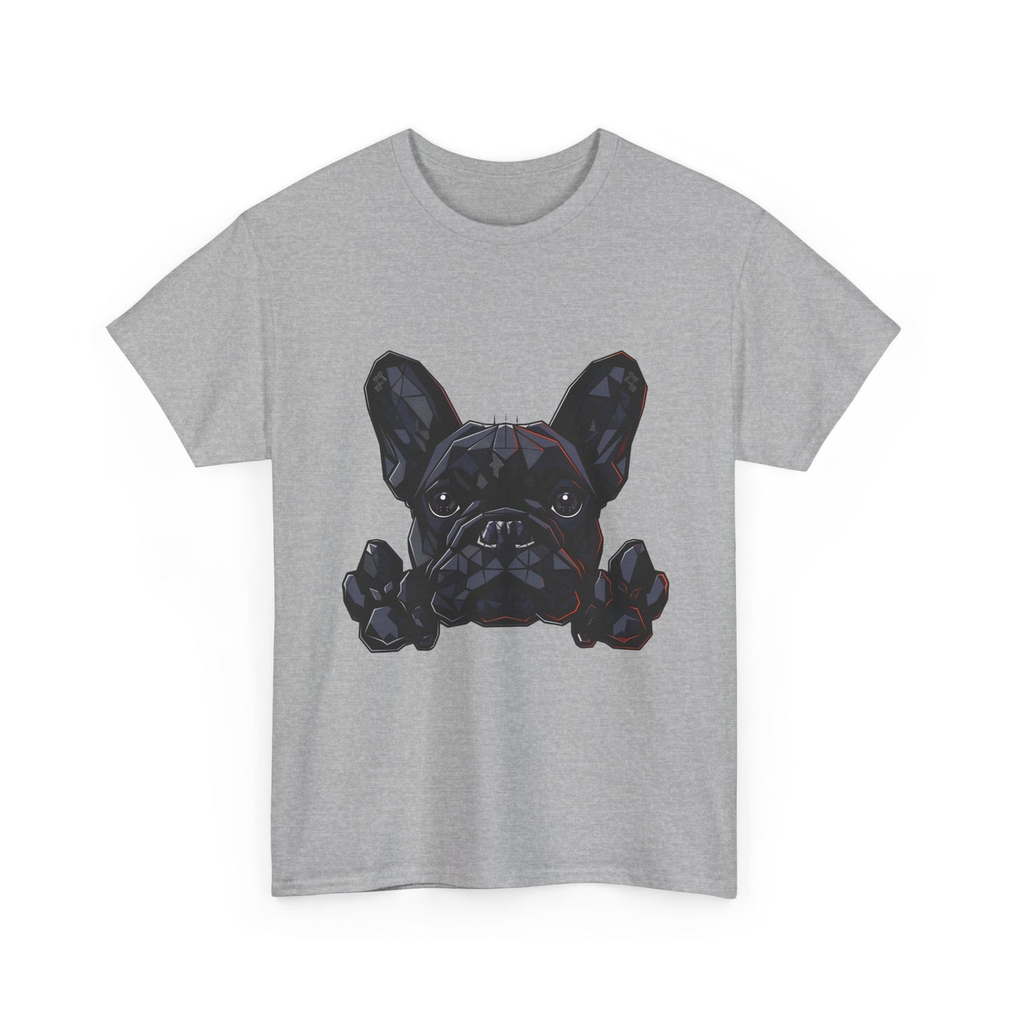 French Bulldog Pixel Paw T‑Shirt