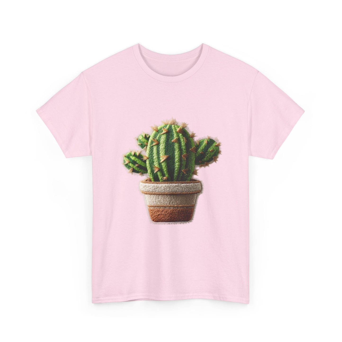 Raised Stitch Sun-Loving Succulent Graphic T-shirt