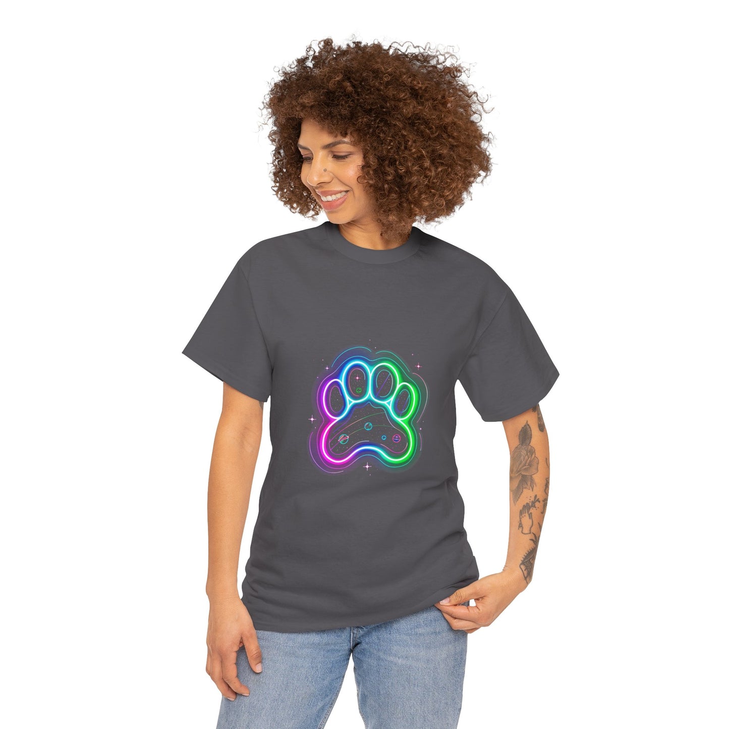 Space Paw Print T‑Shirt