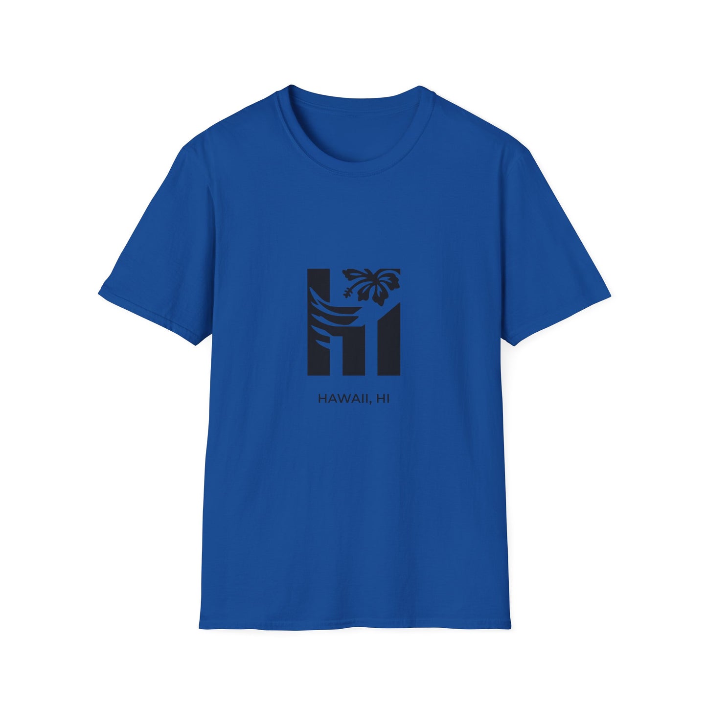 Hawaii HI - Bold Wave & Volcano T-Shirt
