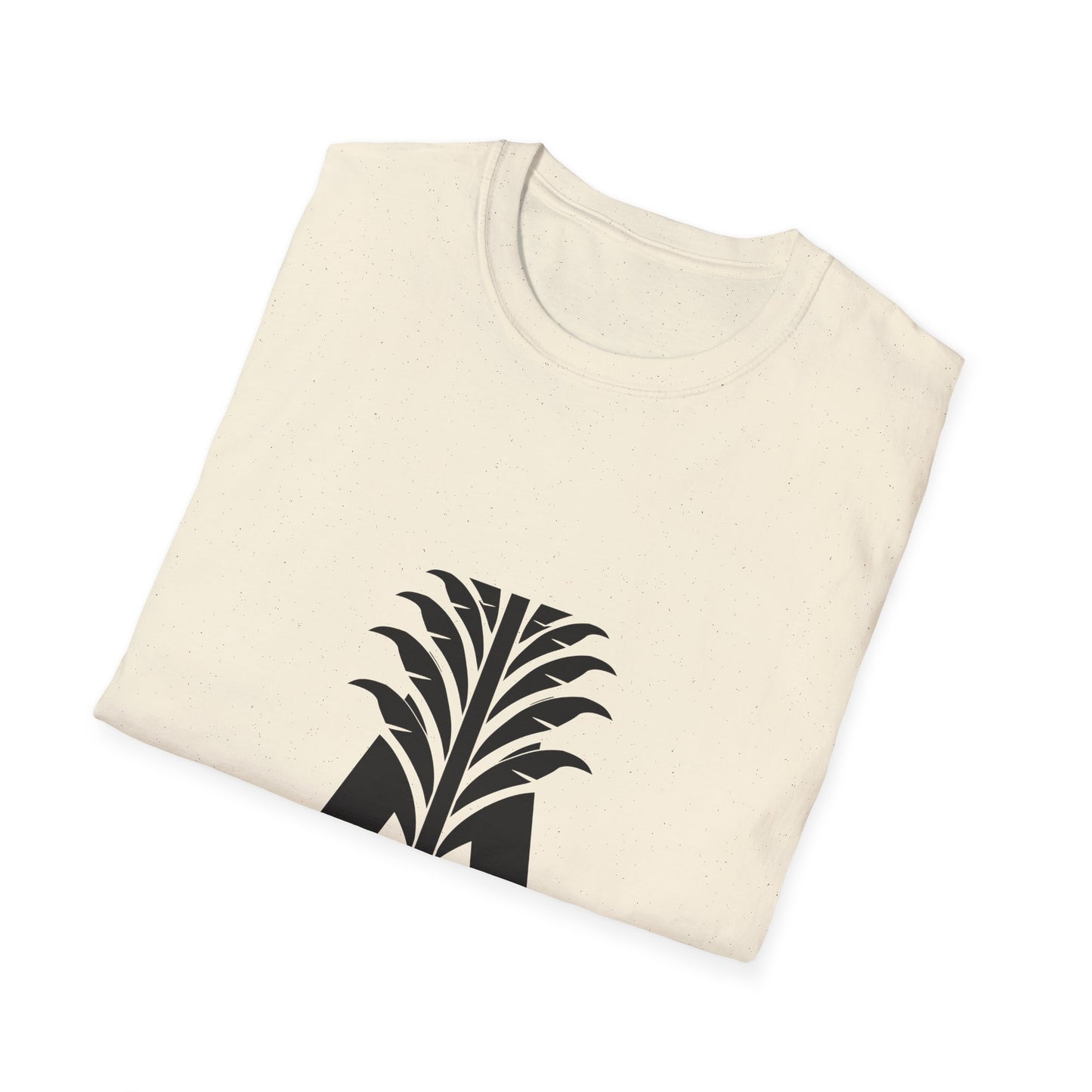 Iowa IA - Bold Geometric State Logo with Subtle Corn Accent