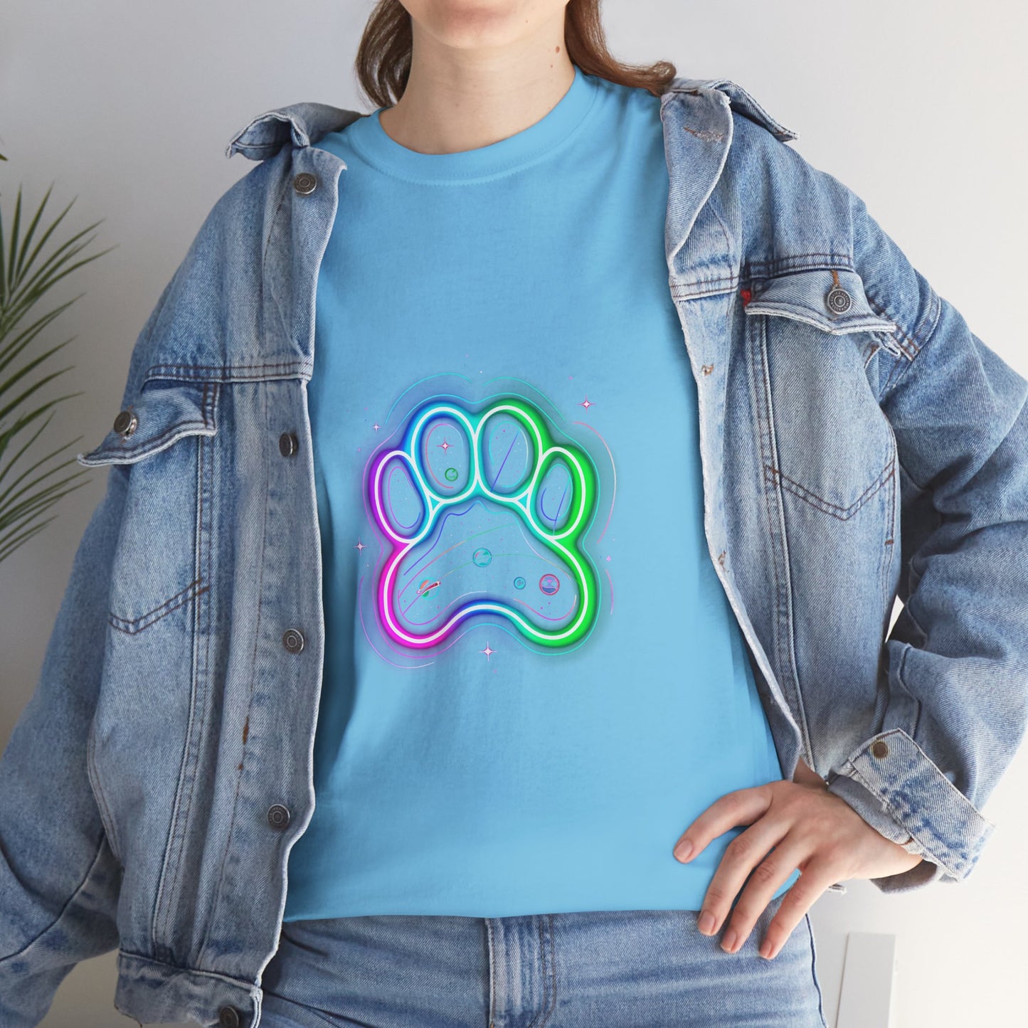 Space Paw Print T‑Shirt