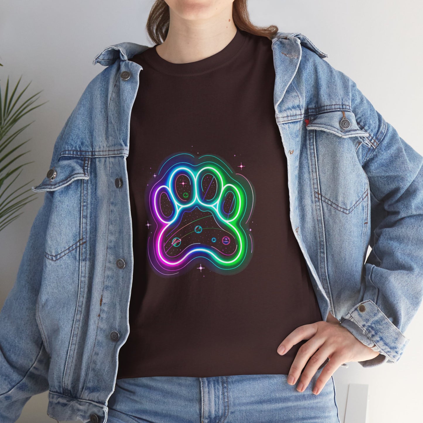 Space Paw Print T‑Shirt
