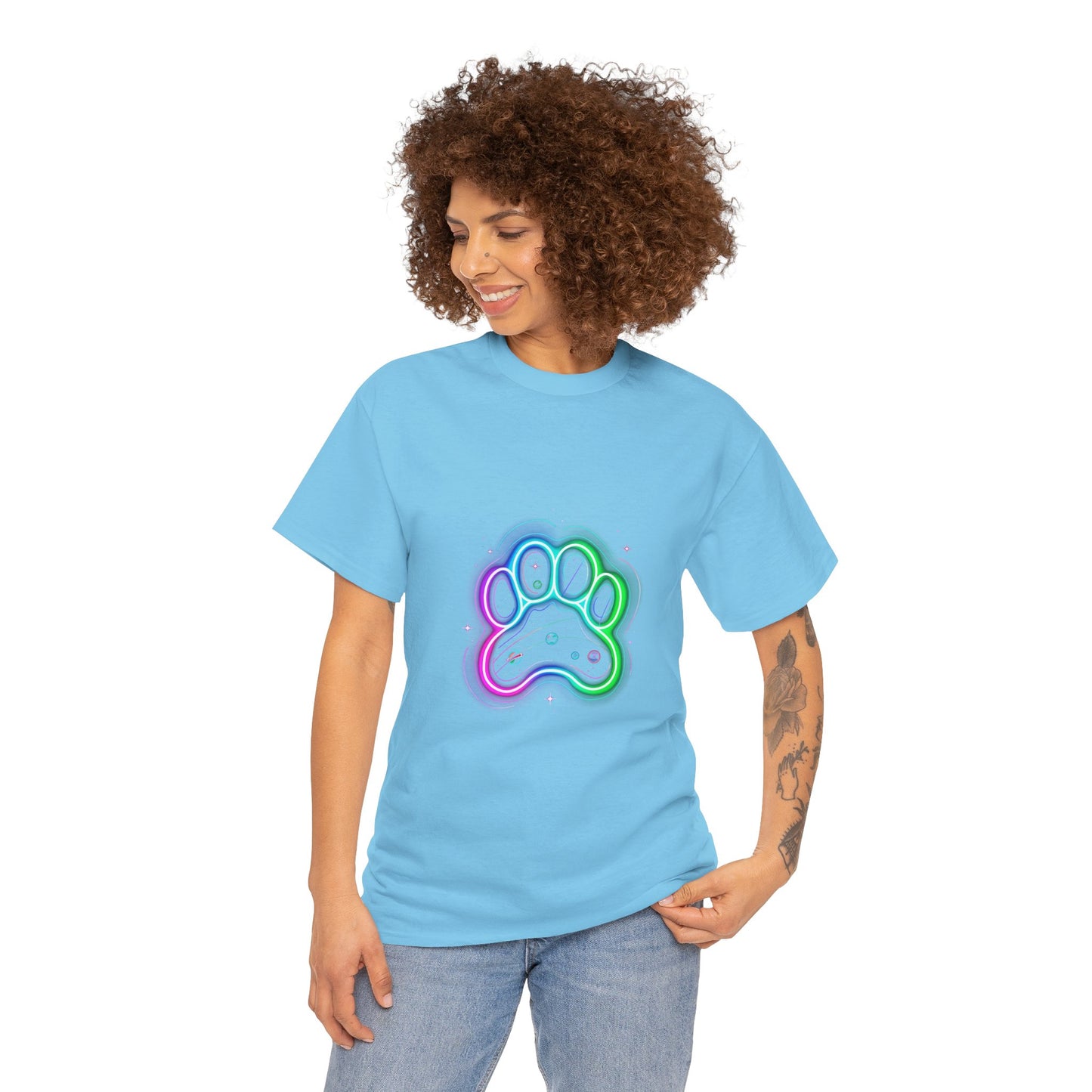 Space Paw Print T‑Shirt