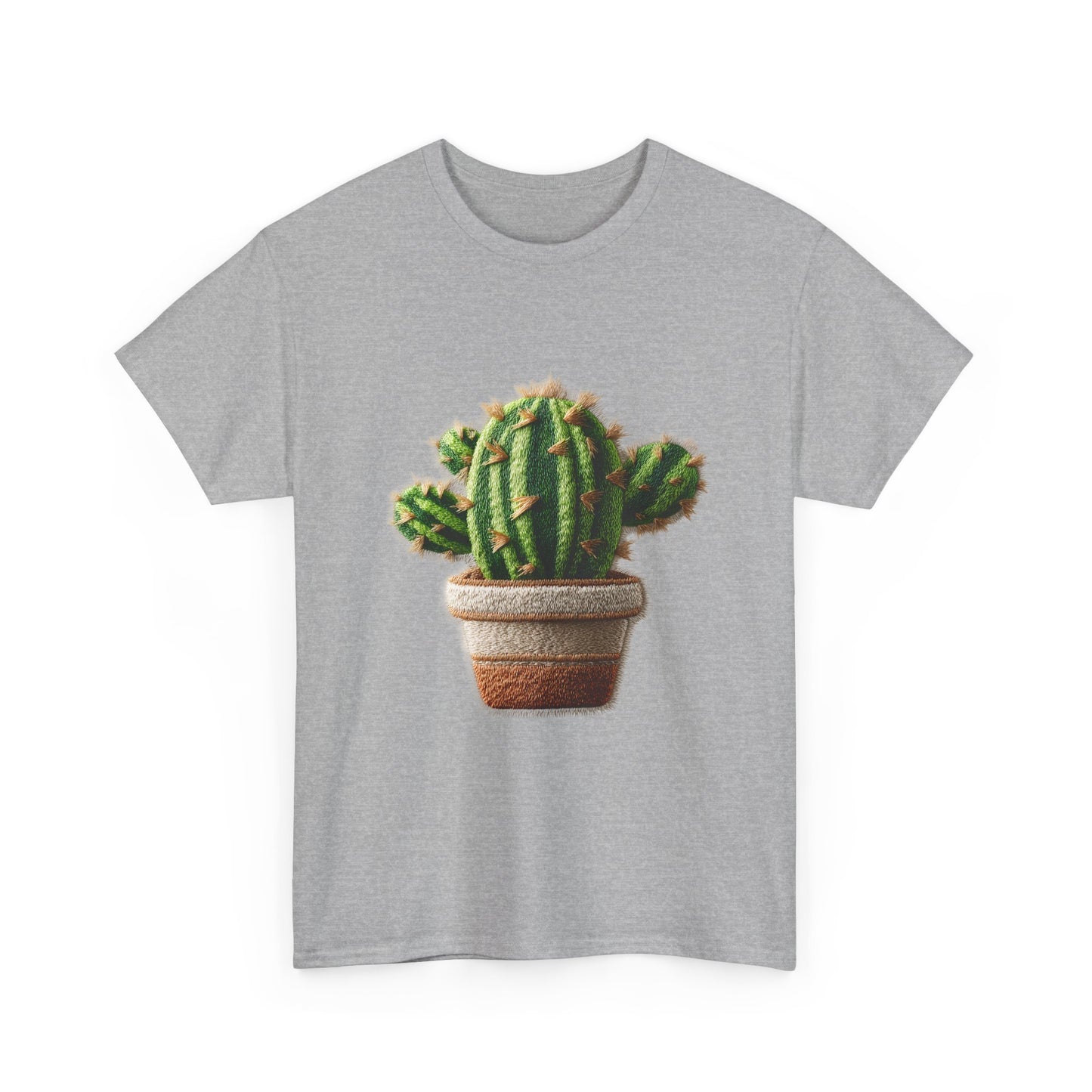 Raised Stitch Sun-Loving Succulent Graphic T-shirt