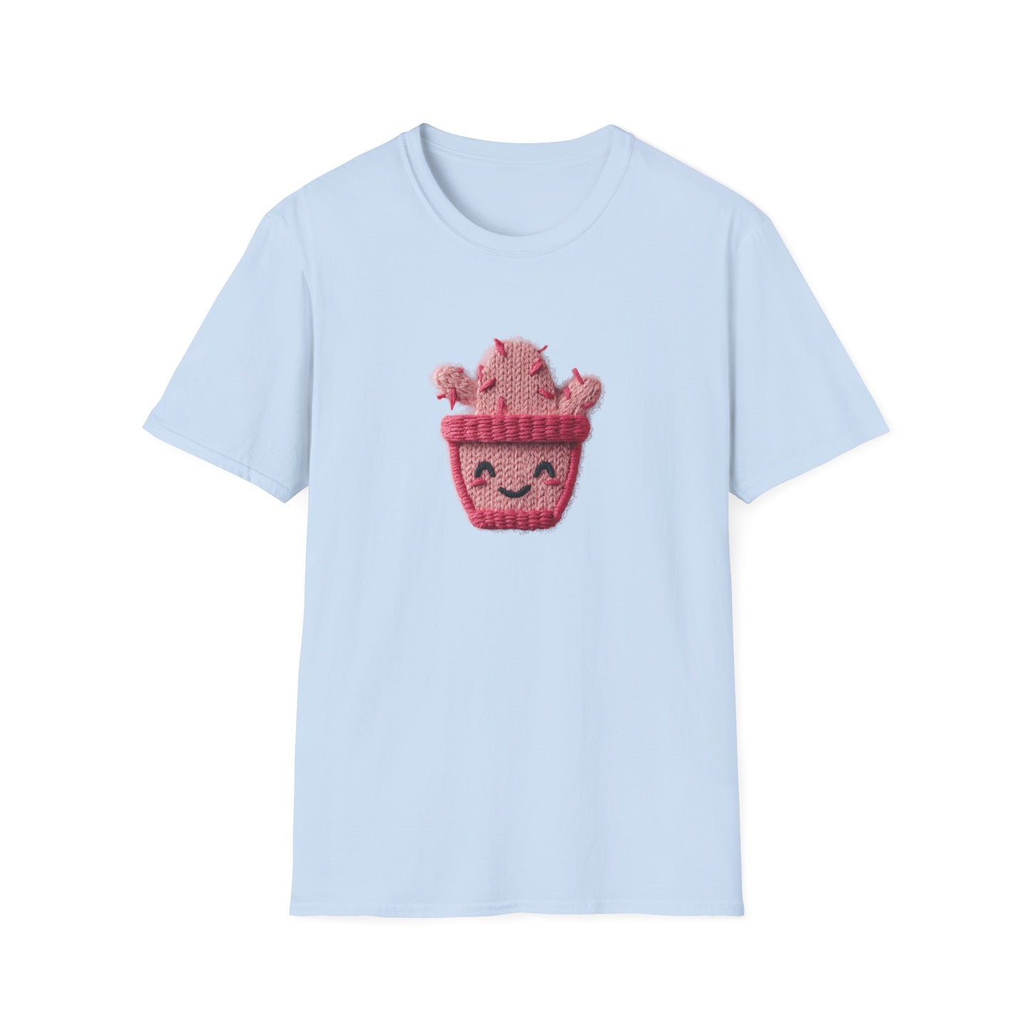 Cactus Embroidery Patch T-Shirt